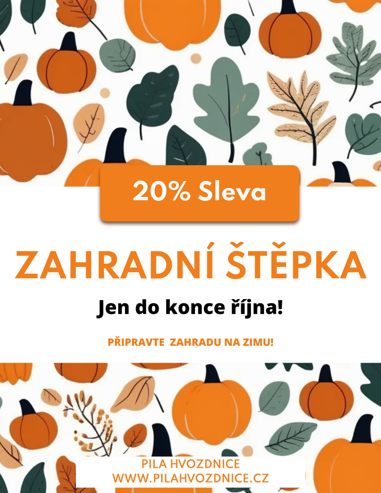 20% SLEVA NA ZAHRADNÍ ŠTĚPKU