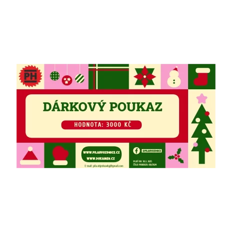 Dárkový poukaz 3000 Kč